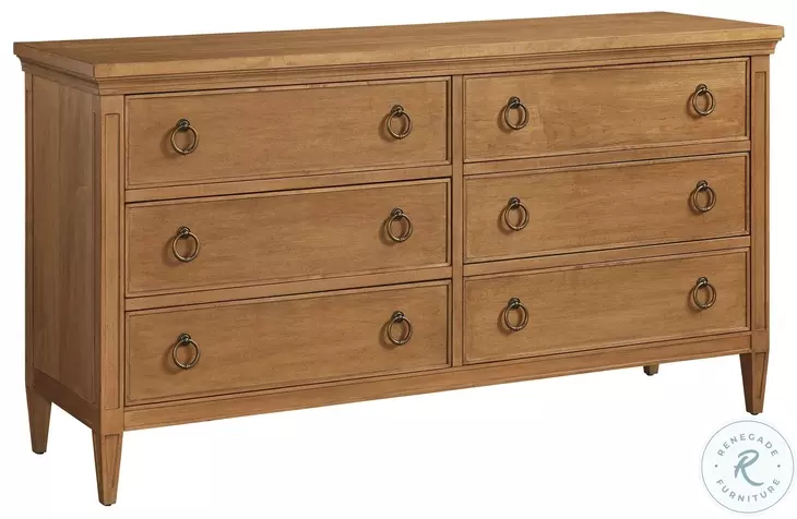 Laguna Light Nutmeg Hobie Double Dresser by Barclay Butera
