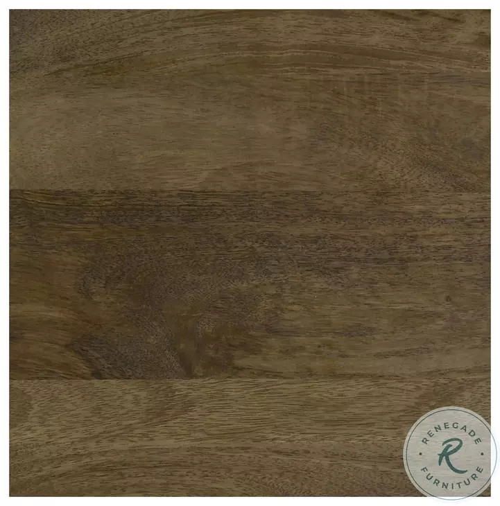 Axel Natural And Gunmetal Accent Table
