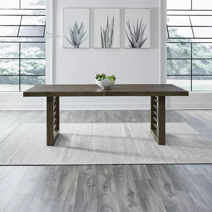 Lake House Harvest Brown 106" Extendable Rectangular Dining Table