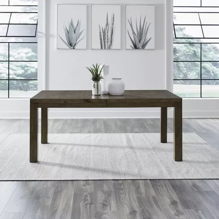 Lake House Harvest Brown 90" Extendable Rectangular Dining Table