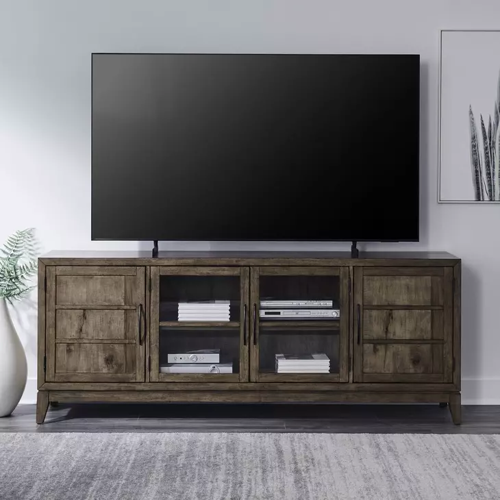 Lake House Harvest Brown 82" TV Stand