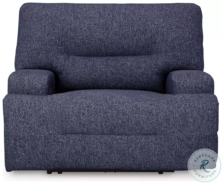 Acklen Place Navy Performance Fabric Power Recliner