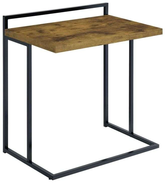 Dani Antique Nutmeg And Black Snack Table