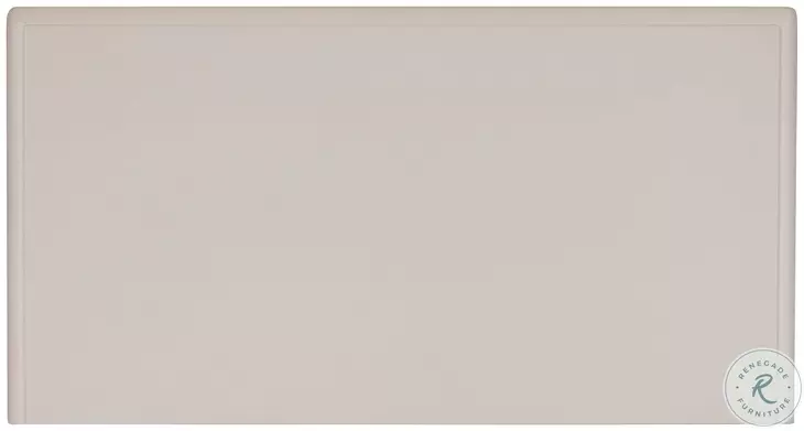 Caruso White 3 Drawer Nightstand