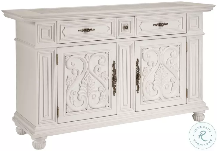 Amalfi White 3 Drawer Buffet