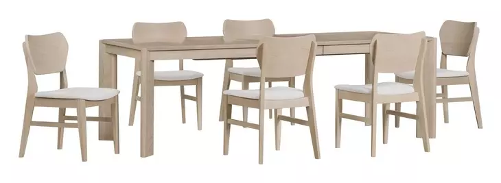 West End Ivory and Natural Maple Upholstered Ladder Back Side Chair Set of 2