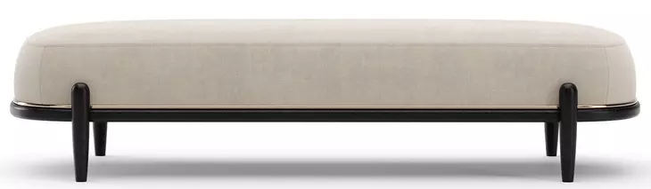 Madera Ecru Upholstered Bed Bench