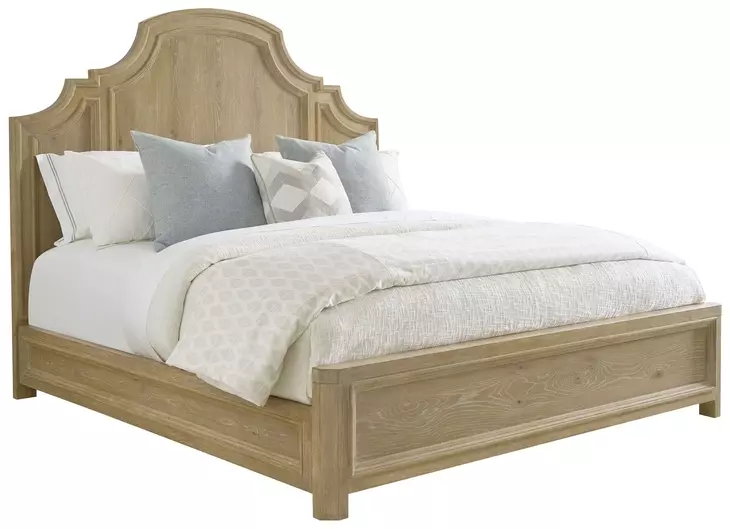 Valley Club Brown King Panel Bed