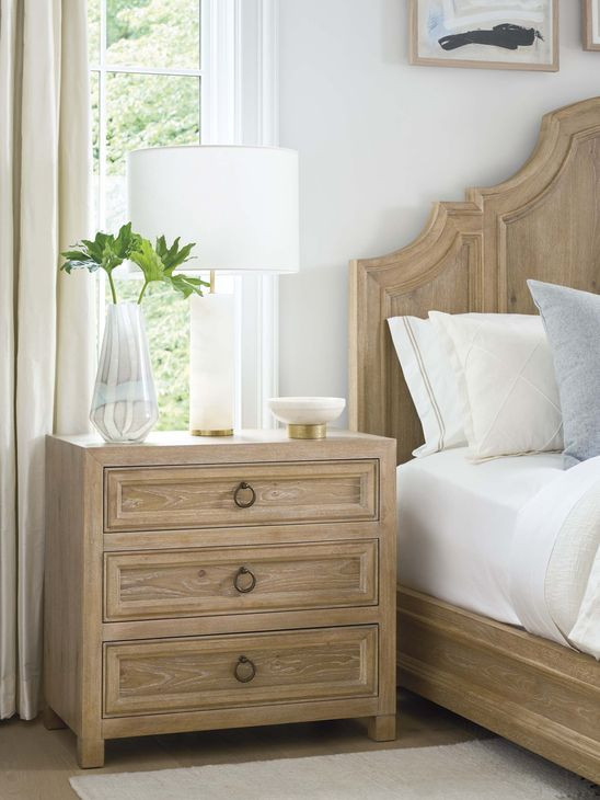 Casitas Brown 3 Drawers Nightstand