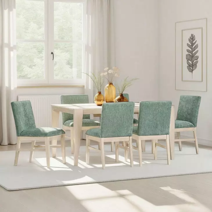 West End Natural Maple Extendable Rectangular Butterfly Leaf Dining Room Set