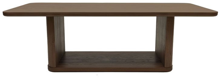Lozano Warm Walnut Brown 95" Rectangular Dining Table