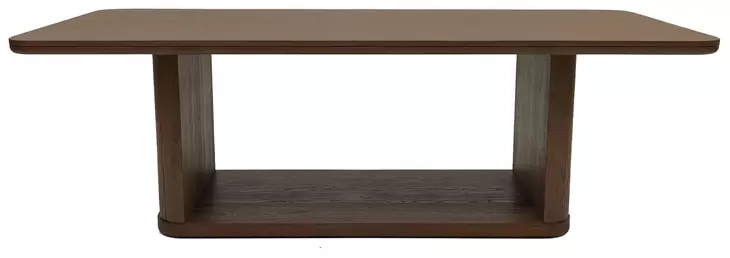 Lozano Warm Walnut Brown 95" Rectangular Dining Table