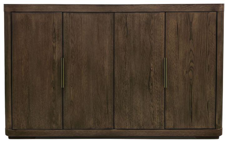 Lozano Warm Walnut Brown 4 Door Sideboard