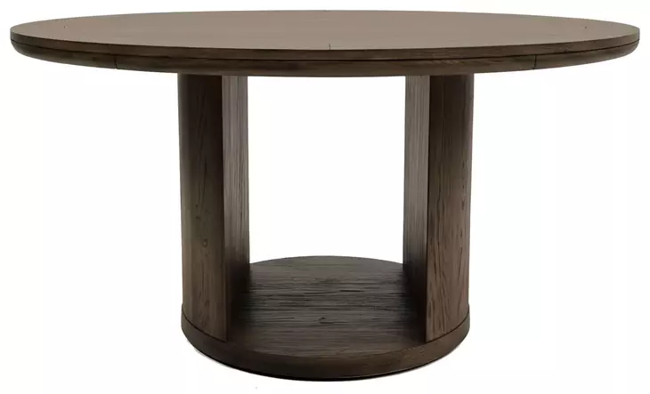 Lozano Warm Walnut Brown 59" Round Dining Table