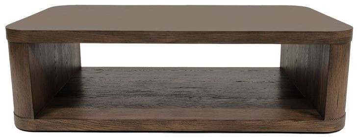 Lozano Warm Walnut Brown Rectangular Coffee Table