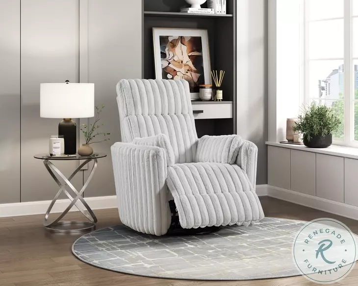 Payton Gray Swivel Recliner