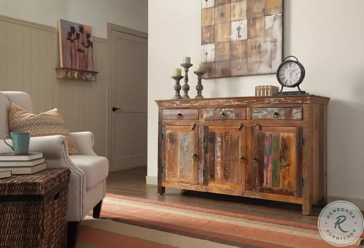 Henry Reclaimed Wood Accent Cabinet