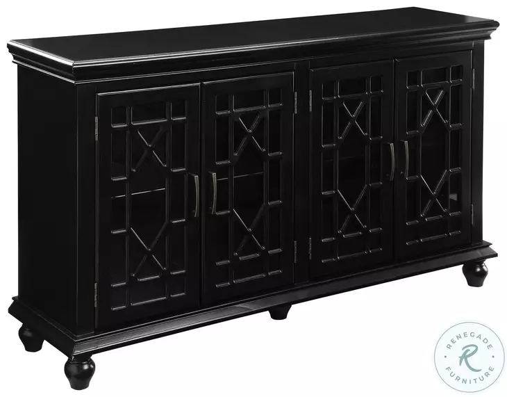 Kovu Black Accent Cabinet