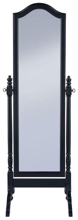 Cabot Black Cheval Mirror