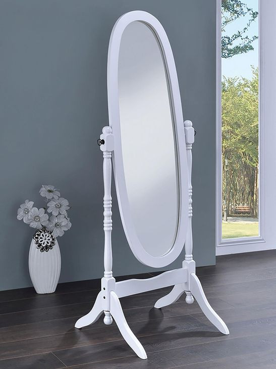 Foyet White Cheval Mirror