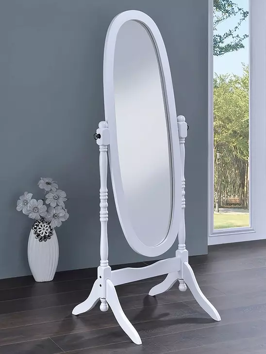 Foyet White Cheval Mirror