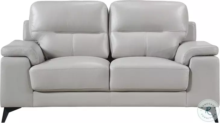 Mischa Silver Gray Loveseat
