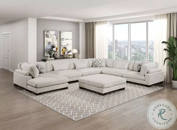 Tinley Beige 7 Piece Modular Sectional