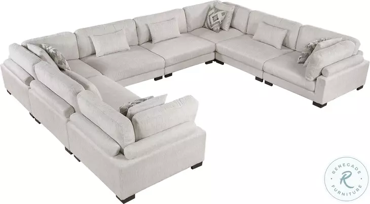 Tinley Beige 8 Piece Modular Sectional