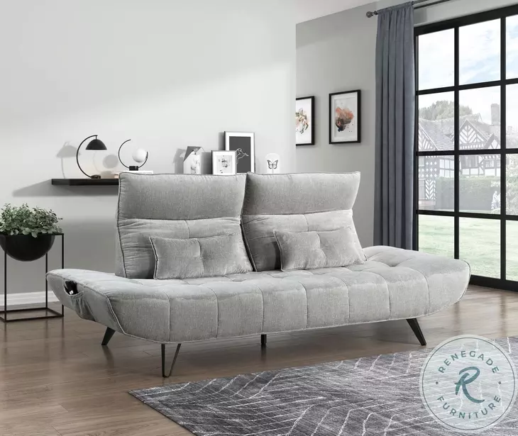 Quonsett Gray Adjustable Sofa
