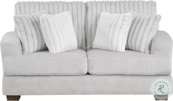 Pullman Light Gray Loveseat