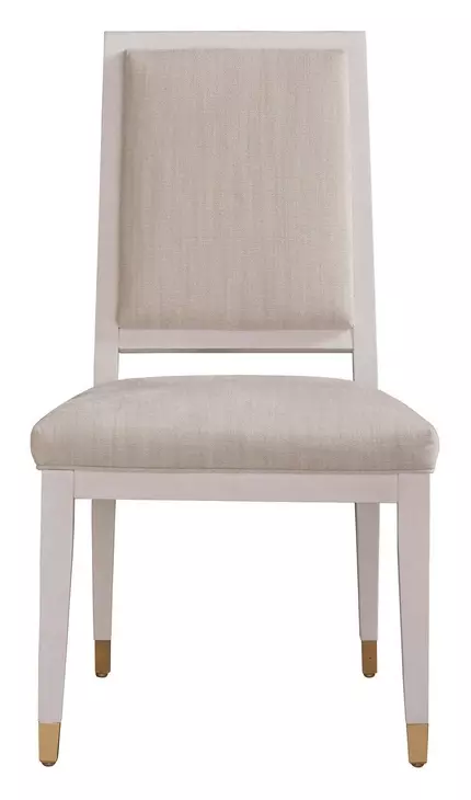 Harmony Pewter Upholstered Side Chair Set of 2