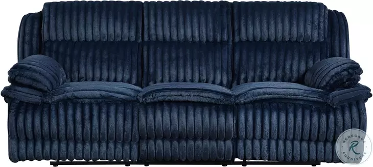 Goodland Blue Double Reclining Sofa
