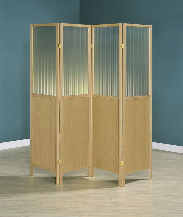 Mattison Natural 4 Panel Room Divider