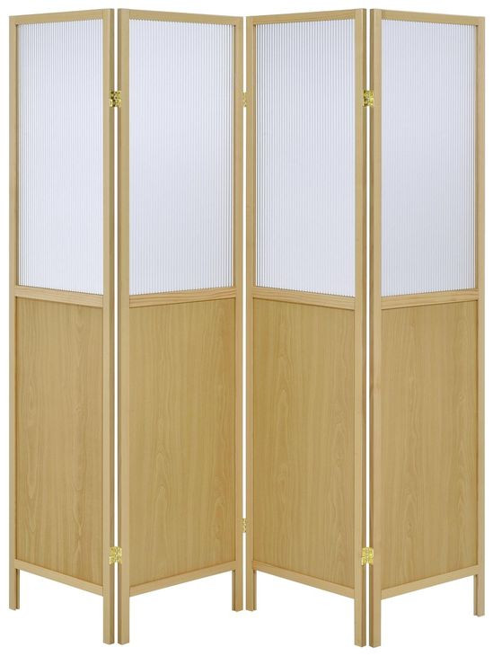 Mattison Natural 4 Panel Room Divider