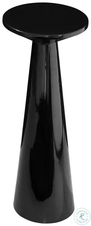 Yorick Polished Black Scatter Table