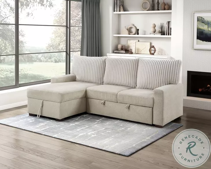 Gallatin Beige And Light Gray Sectional