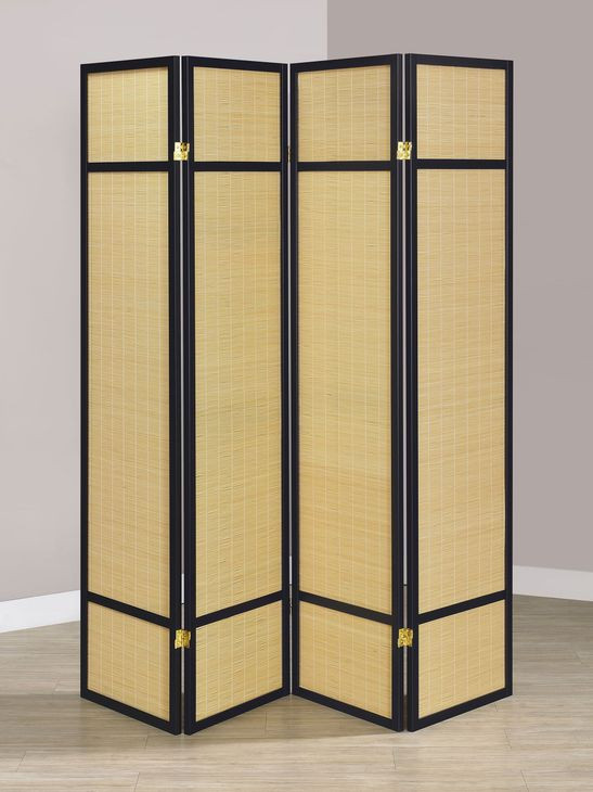 Pearce Natural 4 Panel Room Divider