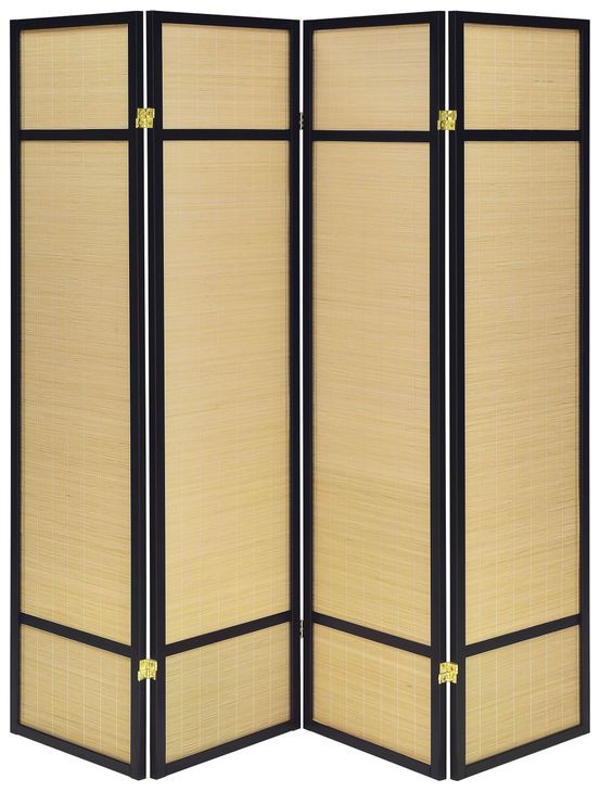 Pearce Natural 4 Panel Room Divider