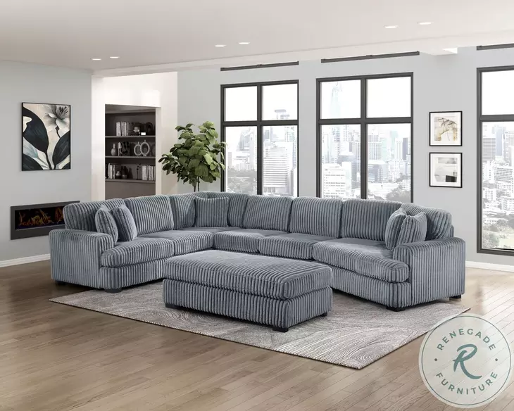 Warwick Gray Sectional