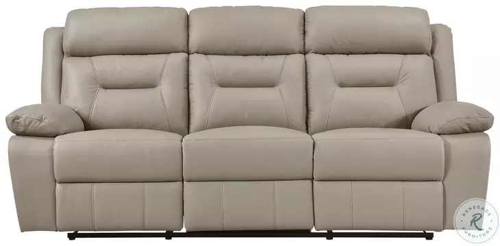 Laconia Latte Double Reclining Sofa