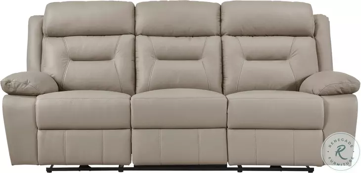 Laconia Latte Double Power Reclining Sofa