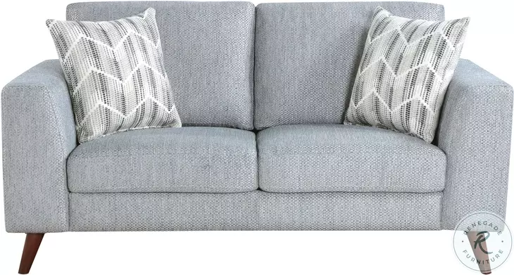 Broadway Blue Gray Loveseat