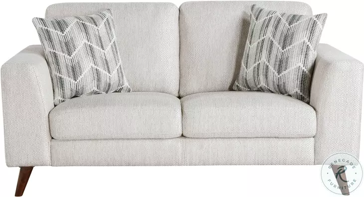 Broadway Off White Loveseat