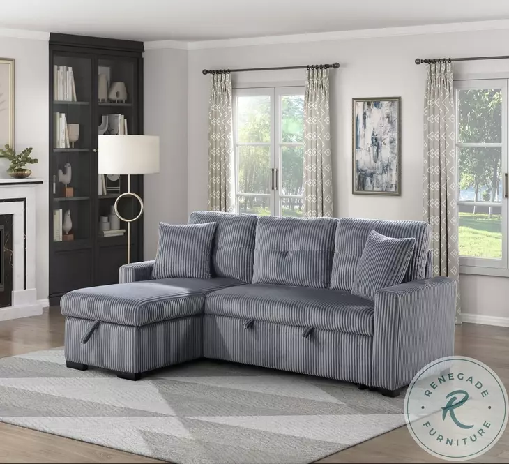 Rhett Dark Gray Sectional