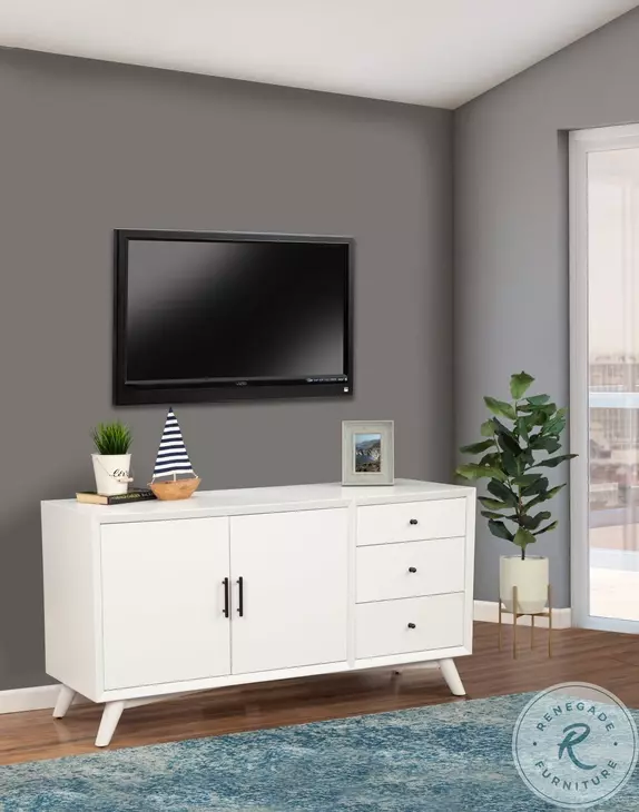 Flynn White Sideboard