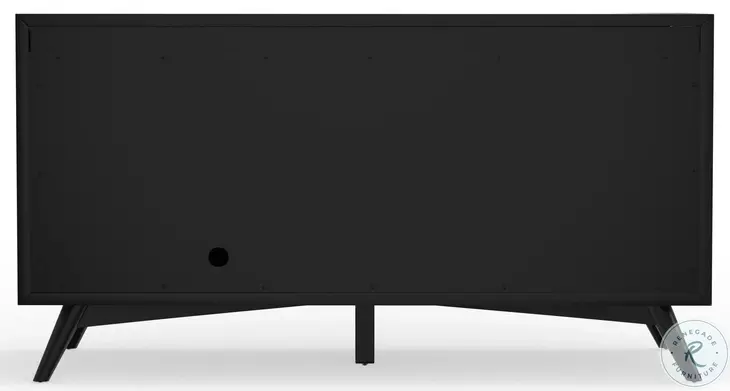 Flynn Black Small TV Stand