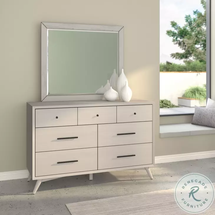 Flynn Gray 7 Drawer Dresser