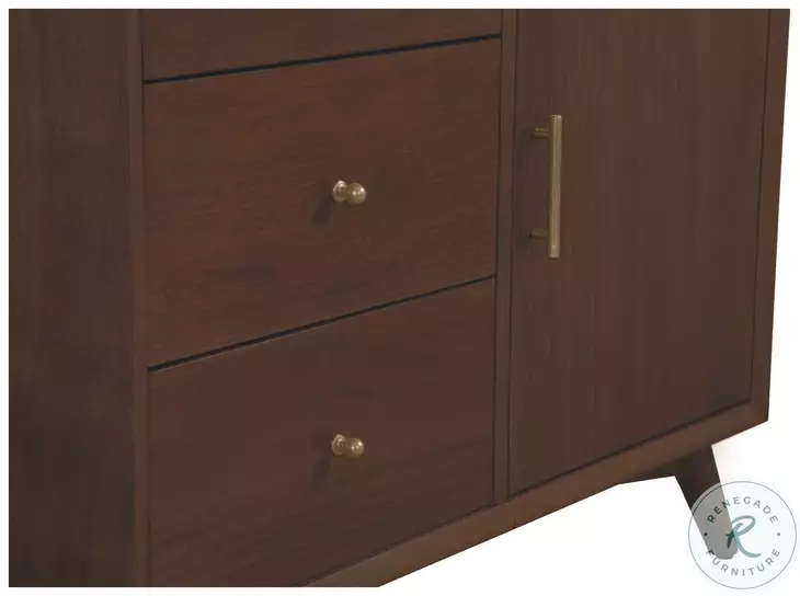 Flynn Walnut Accent Cabinet