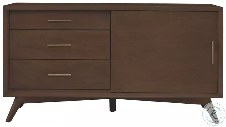 Flynn Walnut Small TV Stand
