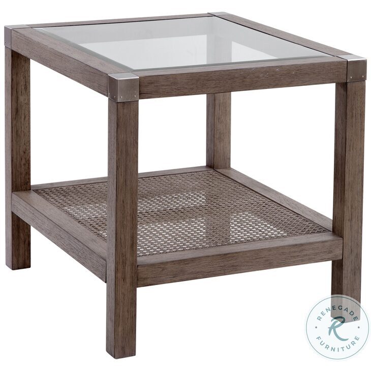 Calum Neutral Driftwood End Table